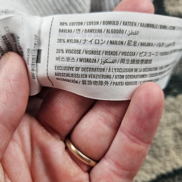 Women's Ruffled Gray Top - Picture 6 of 8